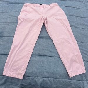 Talbots Baby Pink Relaxed Fit Chinos Preppy Petite Size 14